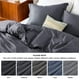 thumbnail image 4 of Juego de fundas de edredón Bedsure Cooling Queen Size, gris oscuro, 4 of 9
