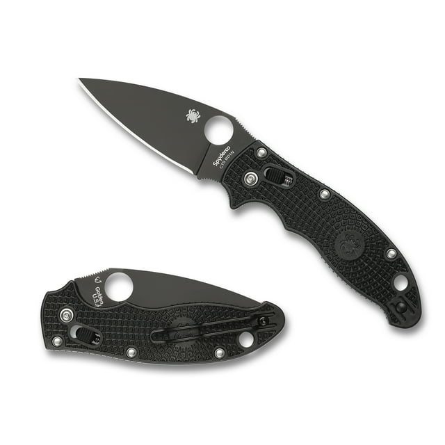 Spyderco Knives Manix 2 Ball Bearing Lock Black FRCP BD1N Stainless C101PBBK2 Cuchillo Spyderco Knives Manix 2 Lever Lock