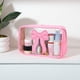 thumbnail image 5 of Bolsa de maquillaje Kacctyen Pink Bow Clear Coquette Pink Travel, 5 of 6