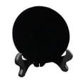 thumbnail image 4 of Espejo Feng Shui con forma de disco de obsidiana negra y soporte, decoración para el hogar y la oficina, plato redondo. Diámetro 15cm, 4 of 9