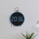thumbnail image 5 of Reloj despertador digital de mesa con función de 12/24 horas para colgar en la pared con luz ambiental. Azul, 5 of 9