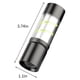 thumbnail image 3 of Linterna LED portátil para acampar con carga USB | Batería de 400 mAh, resistencia al agua IPX44, 3 modos de luz y zoom | Linterna compacta para exteriores, emergencias, senderismo y conducción, 3 of 9