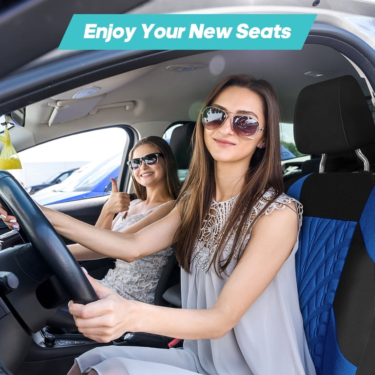FH Group Travel Master Seat Covers Front Set – Universal Fit for Cars Trucks and SUVs (Gray) FB071102, Seat Covers - Canada FH Group Travel Master Seat Covers Front Set – Universal Fit for Cars Trucks and SUVs (Gray) FB071102, Seat Covers - Canada