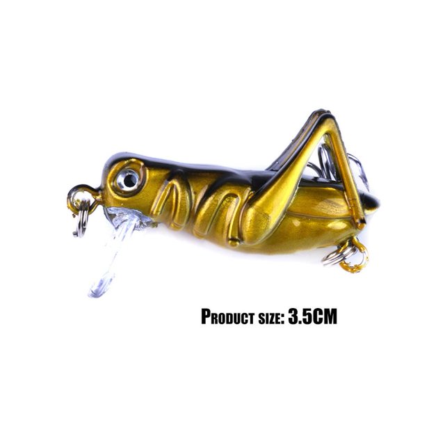 Wobblers de pesca de saltamontes de 3,5g, Mini señuelos de pesca para artes de pesca (estilo A) Ndcxsfigh Para Estrenar