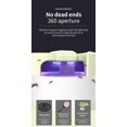 thumbnail image 2 of Luz verde-Lámpara antimosquitos Lámpara para acampar 2 en 1 Carga USB impermeable al aire libre Portátil con gancho Recargable Mata moscas Efectivo Adecuado para interiores Balcón Jardín Senderismo, 2 of 5