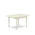 thumbnail image 5 of HomeStock Gothic Grandeur Dining Table Set Consists of a Rectangle Kitchen Table with Dropleaf and Padded Chairs, Linen White, Modern Dining Table Set for Small Spaces-Color:Platinum Gray,Size:3 Piece, 5 of 6