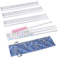 thumbnail image 1 of Juego de 4 piezas de Mahjong Racks GUSTARIA, acrílico transparente, 50 cm, con pulsadores, 1 of 9