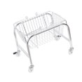thumbnail image 3 of Carrito de almacenamiento con ruedas, carrito de servicio, carrito de almacenamiento, carrito de cocina desmontable multiusos, carrito utilitario para Rueda de PU, 3 of 8