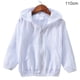 thumbnail image 1 of Abrigo para niños Chaqueta con capucha de algodón con protección solar para bebé niña niño, blanco, 110 cm kenally AP001415-17, 1 of 7