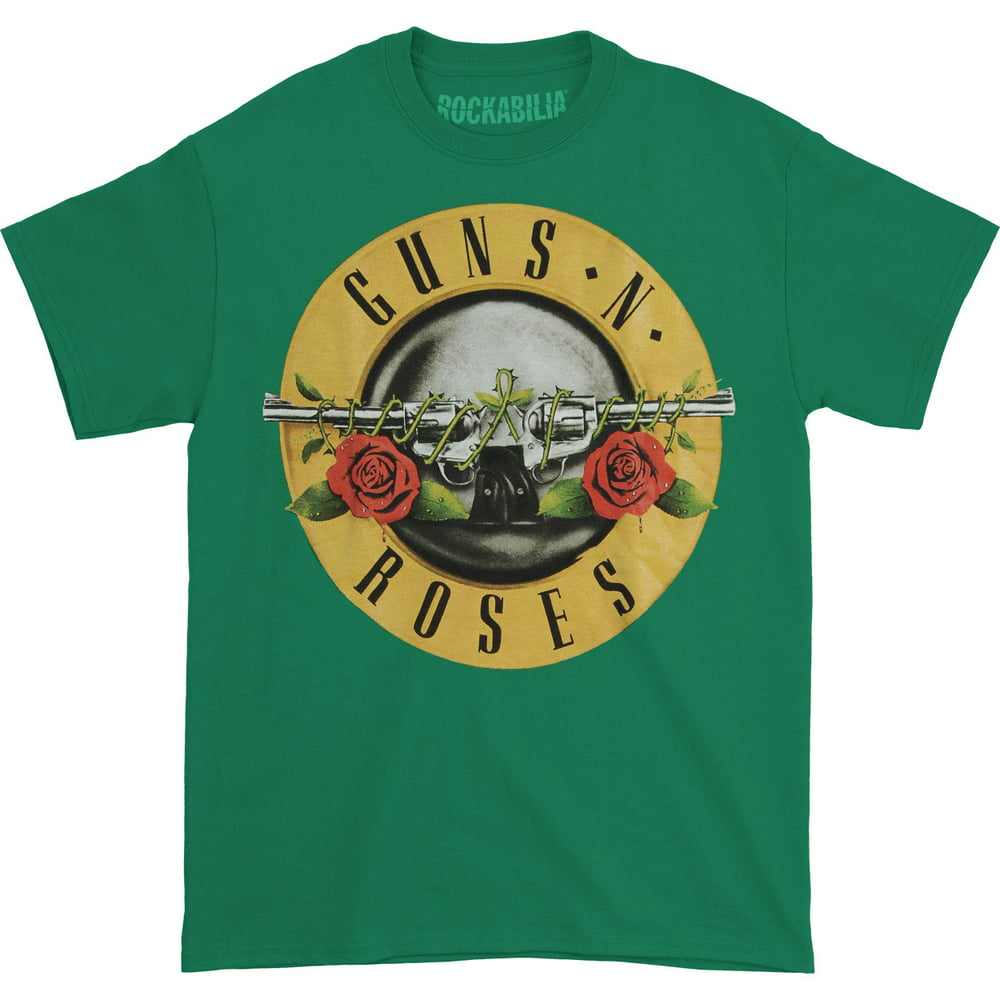 Guns N' Roses - Guns N Roses Men's St. Patricks Bullet T-shirt Green ...