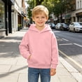 thumbnail image 6 of Gubotare Boys Pullover Hoodie Toddler Kid Boy Casual Hoodie Sweatershirt Pullover Size 13-14 (Pink,13-14 Years), 6 of 6