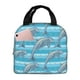thumbnail image 1 of Easygdp Dolphin Bolsa Térmica Premium - Tela Oxford Impermeable, Gran Capacidad, Bolsillo Frontal, Unisex para Trabajo, Escuela, Actividades al Aire Libre y Picnics, 1 of 8