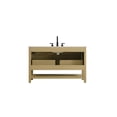 thumbnail image 3 of Elegant Kitchen and Bath 54 inch Single Bathroom Vanity in Honey Brown, 3 of 13