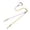 #03 _ Yellow, variant on Double Dog Leash, Walking Training Lead with Foam Handle, Gradient Nylon Rope, Lead Coupler for Small to Medium Dogs _ Pink