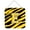 Letter E, variant on Letter E Initial Tiger Stripe - Black Gold Wall or Door Hanging Prints