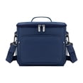 thumbnail image 3 of Fiambrera con aislamiento para hombres y mujeres, bolsa térmica impermeable, bolsa de picnic para el trabajo, oficina, picnic, senderismo, playa Azul, 3 of 9