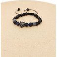 thumbnail image 4 of Wolf Head Bracelet - Stone Beaded Bracelet for Men and Boys,Charm Wolf Bracelet for Friends, 4 of 4