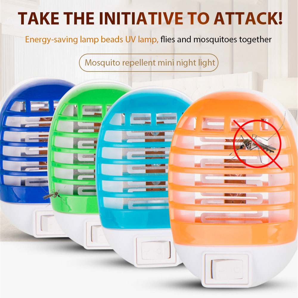 JFY 1/4pcs Indoor Bug Zappers, Electronic Insect Killer Fly Insect Trap