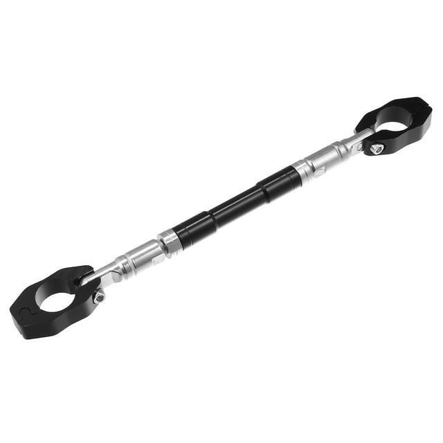 21mm Manillar de Moto Barra de Refuerzo Palanca de Balanceo Aleación Negro Plateado