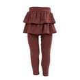 thumbnail image 1 of SYNPOS Little Girls Footless Leggings with Ruffle Tutu Skirt Pants 2-12 Years, 1 of 3