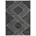 thumbnail image 6 of World Rug Gallery Abstract Geometric Shag Rug – Anthracite Dark Gray – Medium Pile Rug – Kid & Pet Friendly - ANTHRACITE 7'10"x10', 6 of 9