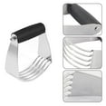 thumbnail image 3 of Dough Blender Stainless Steel Pastry Cutter, Pastry Cutter Dough Mixer With 4 Blades Pastry Cutter Dough Masher, 3 of 5