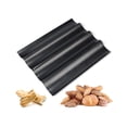 thumbnail image 1 of CNKOO French Bread Baguette Mold Wave Shape Black, 1 of 8