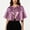 Pink, variant on JOANKDMI Metallic Shiny Capelet for Women Short Cloak Tie Front Shrug Costume Accessories for Halloween Party Mermaid Alien Disco Festival Fancy Dress Up