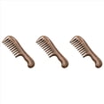 thumbnail image 1 of 3X Peine de Dientes Anchos de SáNdalo Peine de Madera de Dientes Gruesos PortáTil de Pelo Rizado Herramienta de Masaje Capilar Gruesa, 1 of 6