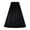 Black, variant on Womens Summer Mini Half-Slip Skirts Sheer Wrap Stretchy Lace Fold Over White Skirt OS
