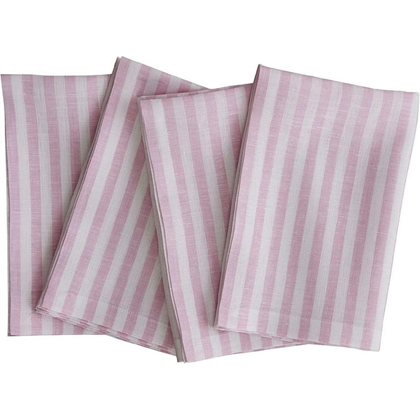 Linen Dinner Napkins 20 x 20 Inch, 100 Pure Linen Fabric Cloth