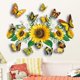 thumbnail image 5 of Pegatinas de pared CHAO girasol y mariposas decoración cocina dormitorio, 5 of 5