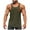 Army Green, variant on VBTAPA Mens Workout Stringer Tank Top Sleeveless Palm Tree Graphic T-Shirt Gym Muscle Cut Off Shirts Army Green XL