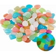 thumbnail image 6 of 100 Pcs Colorful Glow in The Dark Pebbles Glow Pebbles for Fish Pebble for Fish Glow Decor for Garden Fish Aquarium Walkway Driveway Plant Pots Bonsai Yard Garden Walkway Colorful DIY, 6 of 9