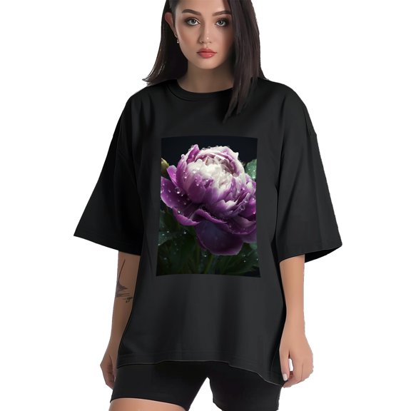 Plus Size Shirt for Women Black Tops for Women Short Sleeves Shirt for Women Mountain T Shirt Crewneck Shirt for Women XS