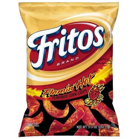 NEW Flamin Hot Flavored Corn Chips Party Bags - 9.25Oz (1)
