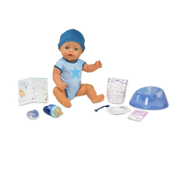 BABY born Interactive Boy Doll Blue Eyes