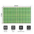 thumbnail image 5 of Green Yellow Checkerboard Checkered Pattern Door Rugs,Washable Non Slip Door Mats Indoor,Decorative Door Mats,Entry Mat Indoor for Entrance,Bedroom,Kitchen,Bathroom,17"x30", 5 of 6