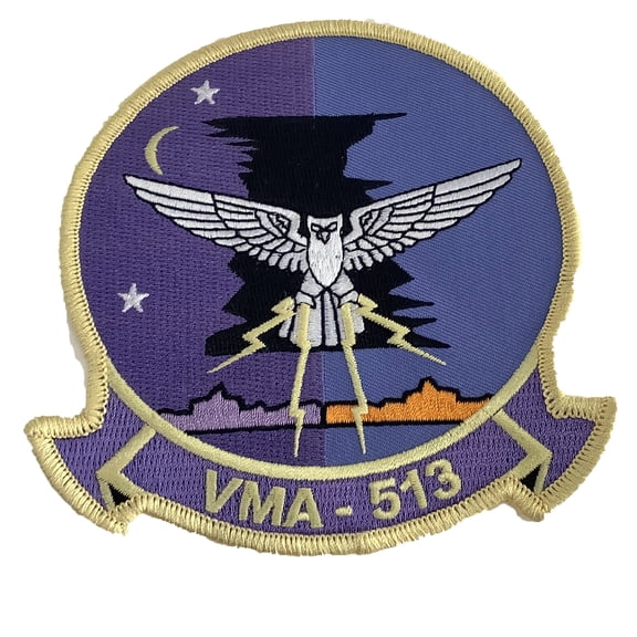 VMA-513 Flying Nightmares Patch – Sew On, 4.5"