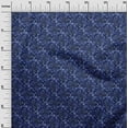 thumbnail image 3 of oneOone Polyester Lycra Blue Fabric Texture Sewing Material Print Fabric By The Yard 56 Inch Wide, 3 of 4