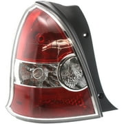 Tail Light Compatible with 2008-2011 Hyundai Accent Left Driver With bulb(s)