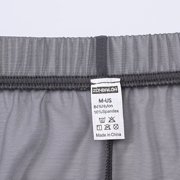 TANBOM Men's Sexy Mesh See Briefs Nylon Underwear Pack Gray M 1-Pack