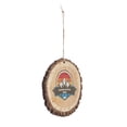 thumbnail image 3 of CafePress - Powder Mountain Eden Utah - Rustic Wood Ornament, 2.75"x2.5", 3 of 4