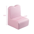 thumbnail image 6 of Veryke 2 Piece Princess Kids Table Set, Multi-Functional Children Sofa and Table Set - Pink, 6 of 10
