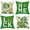 Gnome Clover, variant on St. Patrick''s Day Gnome Decorative Throw Pillow Covers 18 x 18 Set of 4, Luck Home Shamrock Clover Outdoor Pillowcase, Gold Coins Horseshoe Irish Holiday Cushion Case Home Decor
