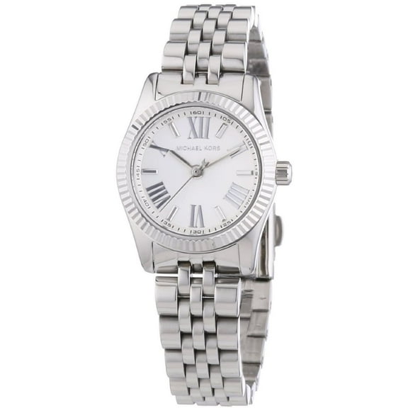 Michael Kors Women's Lexington MK3228 Silver Stainless-Steel Japanese Quartz Fashion Watch