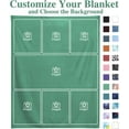 thumbnail image 6 of Personalised Blanket,Custom Blanket With Text 1-9 Photo, Personalised Blankets for Adults,Personalised Photo Blanket for Mother's Day,Customised Gifts for Mum,Dad,Boyfriend,Girlfriend,Friends, 6 of 6
