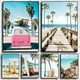 thumbnail image 2 of Póster de playa nórdica, playa de verano, surf, natación, carteles HD, pinturas en lienzo e impresiones, arte de pared para decoración de la casa y la habitación, sin marco, 2 of 5