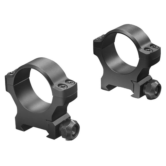 Leupold 175117 BackCountry Cross-Slot Ring Set 1" Diam Medium Aluminum Black Matte