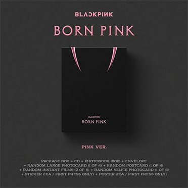 Blackpink - BORN PINK (Standard CD Boxset Version A / PINK) - K-Pop CD (Interscope Records)